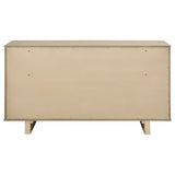 Kailani 9-drawer Dresser Cabinet Beige Oak - Tampa Furniture Outlet