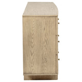 Kailani 9-drawer Dresser Cabinet Beige Oak - Tampa Furniture Outlet