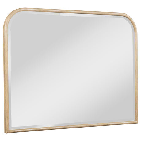 Tampa Furniture Outlet - Coaster - Kailani Dresser Mirror Beige Oak - 225044