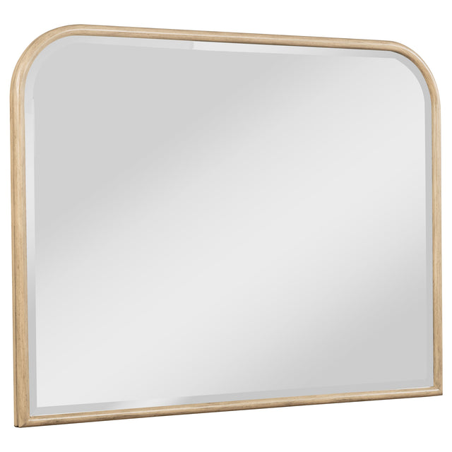 Tampa Furniture Outlet - Coaster - Kailani Dresser Mirror Beige Oak - 225044