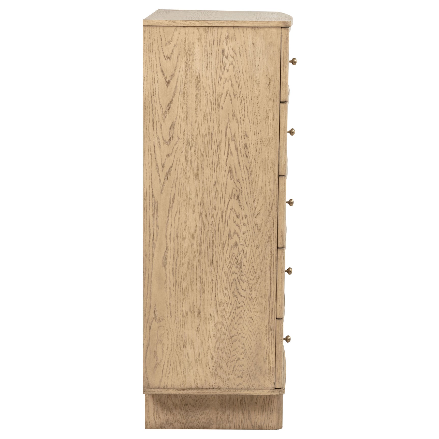 Kailani 5-drawer Bedroom Chest of Drawers Beige Oak - Tampa Furniture Outlet