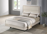 Trenton 54-inch Wood Full Panel Bed Rustic Cream - Tampa Furniture Outlet