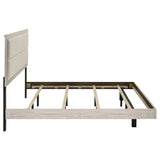 Trenton 54-inch Wood Eastern King Panel Bed Rustic Cream - Tampa Furniture Outlet