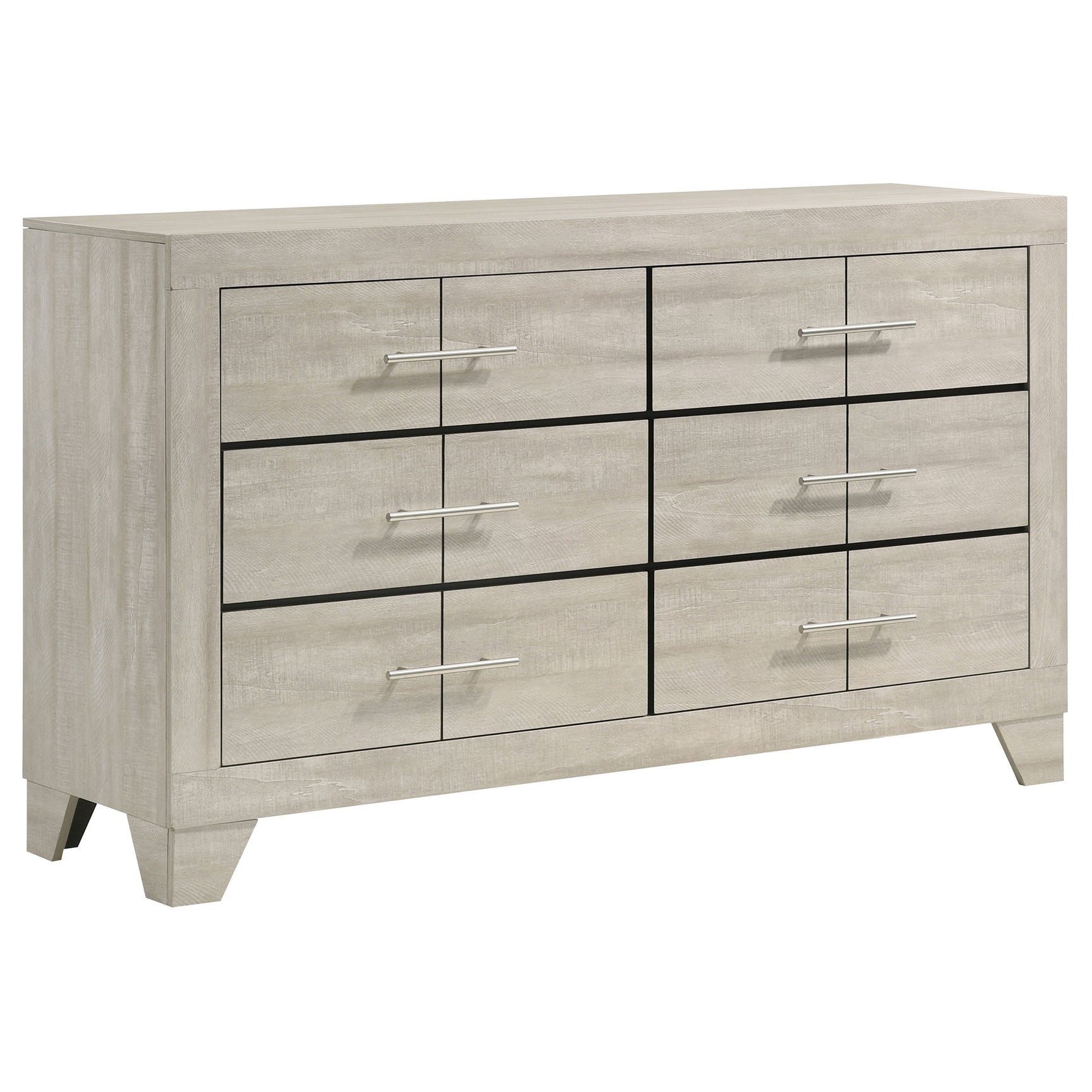 Trenton 4-piece Queen Bedroom Set Rustic Cream - Tampa Furniture Outlet