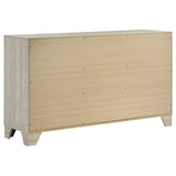 Trenton 4-piece Twin Bedroom Set Rustic Cream - Tampa Furniture Outlet