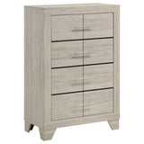Trenton 5-piece Twin Bedroom Set Rustic Cream - Tampa Furniture Outlet