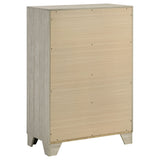 Trenton 5-piece Twin Bedroom Set Rustic Cream - Tampa Furniture Outlet