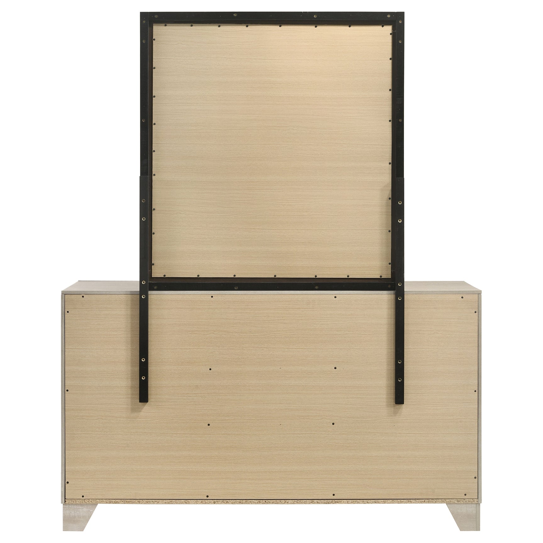 Trenton 6-drawer Bedroom Dresser With Mirror Rustic Cream - Tampa Furniture Outlet