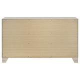 Trenton 6-drawer Bedroom Dresser Rustic Cream - Tampa Furniture Outlet