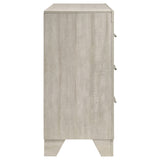 Trenton 6-drawer Bedroom Dresser Rustic Cream - Tampa Furniture Outlet