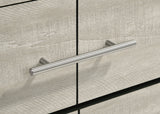 Trenton 6-drawer Bedroom Dresser Rustic Cream - Tampa Furniture Outlet