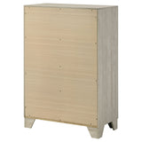 Trenton 4-drawer Bedroom Chest of Drawers Rustic Cream - Tampa Furniture Outlet