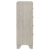 Trenton 4-drawer Bedroom Chest of Drawers Rustic Cream - Tampa Furniture Outlet