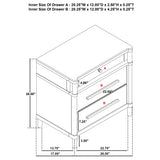 Gracemont 4-piece Eastern King Bedroom Set White
