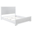 Tampa Furniture Outlet - Coaster - Gracemont 57-inch Eastern King Panel Bed Grey and White - 225071KE