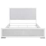Gracemont 57-inch Eastern King Panel Bed Grey and White
