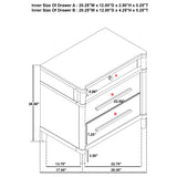 Gracemont 4-piece California King Bedroom Set White