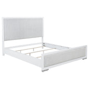 Tampa Furniture Outlet - Coaster - Gracemont 57-inch California King Panel Bed Grey and White - 225071KW