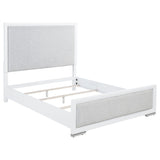 Tampa Furniture Outlet - Coaster - Gracemont 57-inch Queen Panel Bed Grey and White - 225071Q