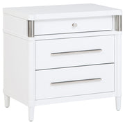 Tampa Furniture Outlet - Coaster - Gracemont 3-drawer Bedroom Nightstand Bedside Table White - 225072