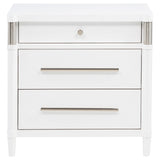 Gracemont 3-drawer Bedroom Nightstand Bedside Table White