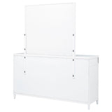 Gracemont 8-drawer Bedroom Dresser with Mirror White