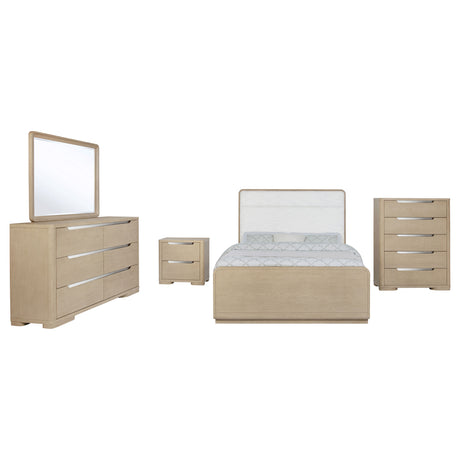 Ladera 5-piece Eastern King Bedroom Set Light Elm - Tampa Furniture Outlet
