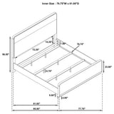 Ladera 5-piece Eastern King Bedroom Set Light Elm - Tampa Furniture Outlet