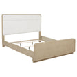 Tampa Furniture Outlet - Coaster - Ladera 56-inch Eastern King Panel Bed Light Elm - 225081KE