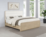 Ladera 56-inch California King Panel Bed Light Elm - Tampa Furniture Outlet