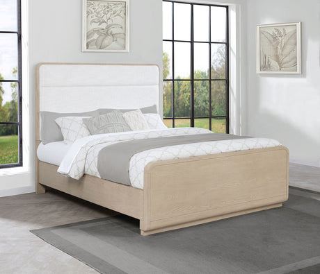 Ladera 56-inch Queen Panel Bed Light Elm - Tampa Furniture Outlet