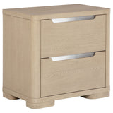 Tampa Furniture Outlet - Coaster - Ladera 2-drawer Nightstand Bedside Table Light Elm - 225082