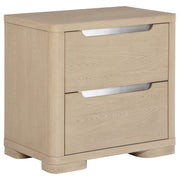 Tampa Furniture Outlet - Coaster - Ladera 2-drawer Nightstand Bedside Table Light Elm - 225082