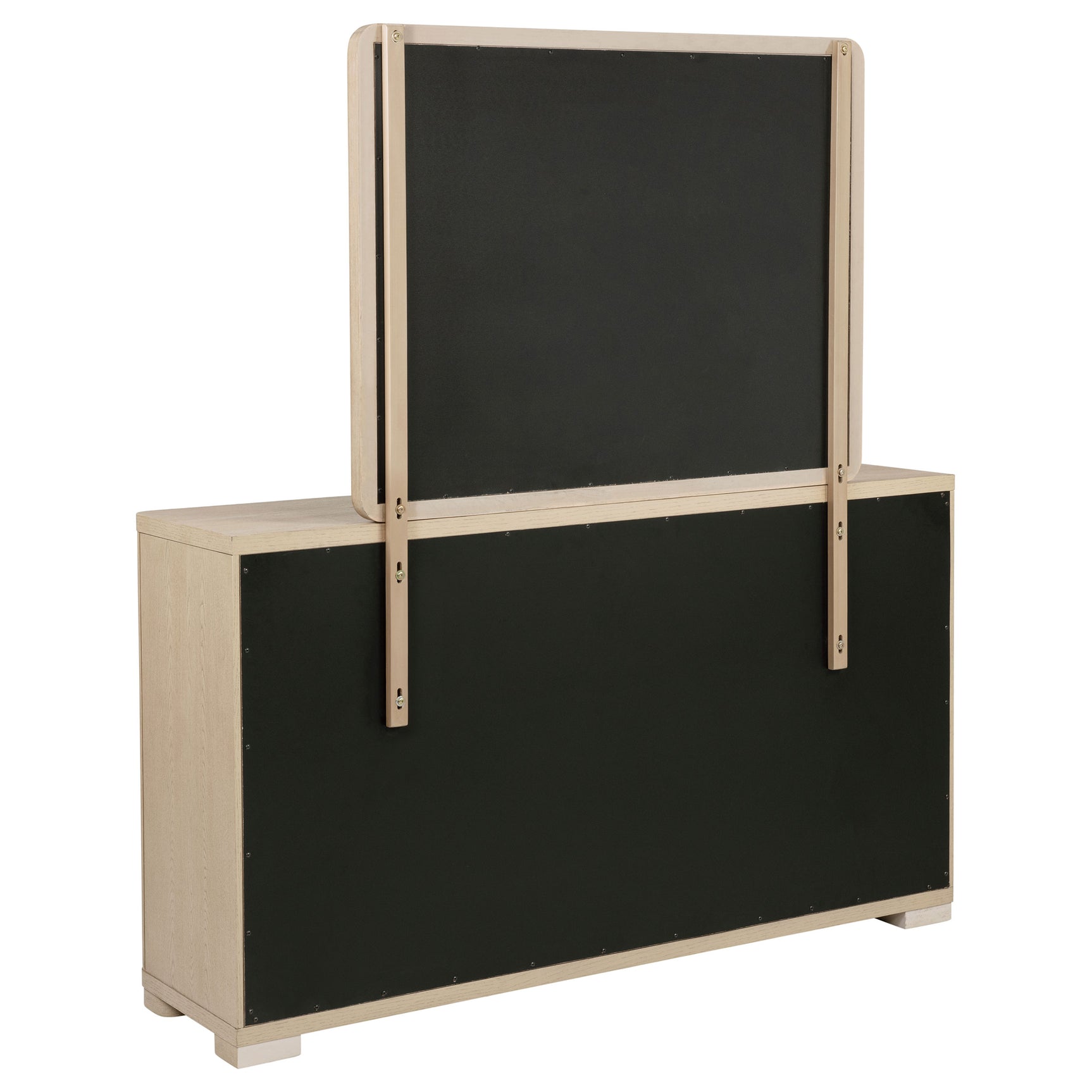 Ladera 6-drawer Bedroom Dresser and Mirror Light Elm - Tampa Furniture Outlet