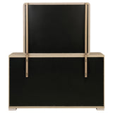 Ladera 6-drawer Bedroom Dresser and Mirror Light Elm - Tampa Furniture Outlet