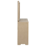 Ladera 6-drawer Bedroom Dresser and Mirror Light Elm - Tampa Furniture Outlet