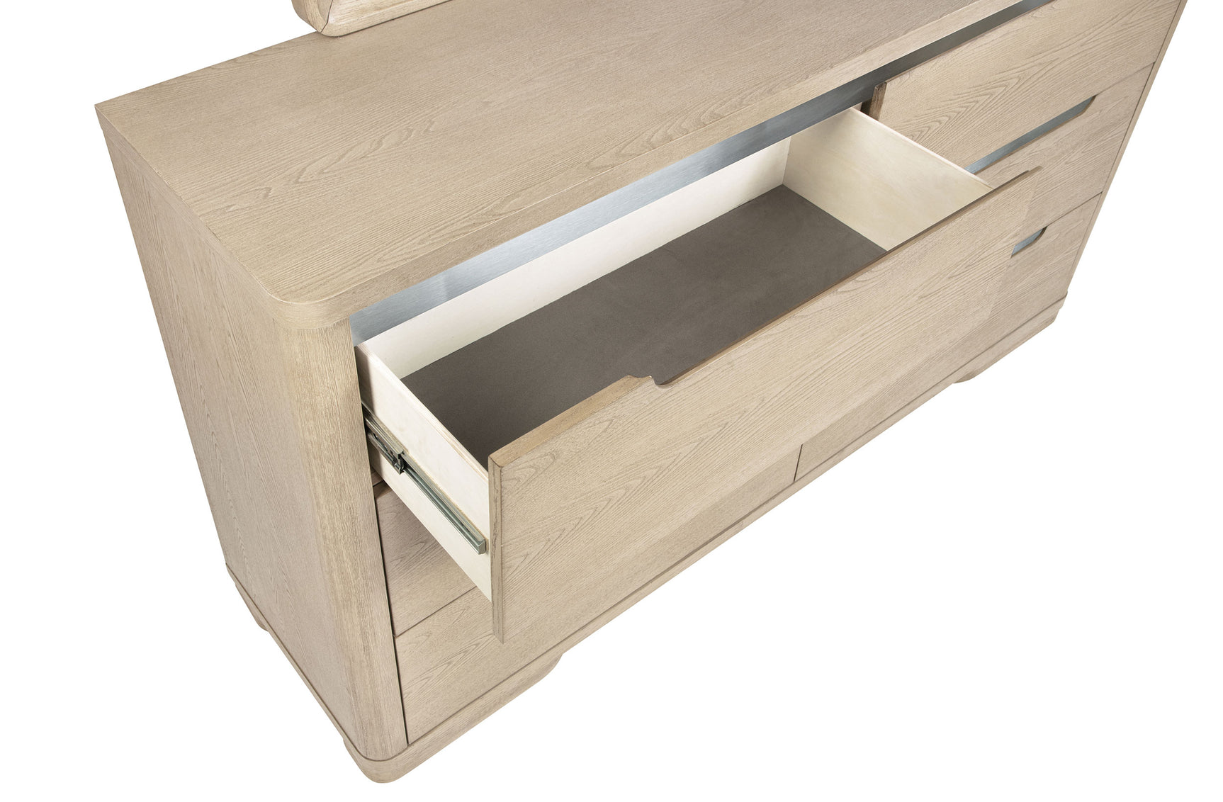Ladera 6-drawer Bedroom Dresser and Mirror Light Elm - Tampa Furniture Outlet