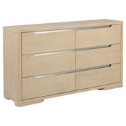 Tampa Furniture Outlet - Coaster - Ladera 6-drawer Bedroom Dresser Light Elm - 225083