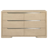 Ladera 6-drawer Bedroom Dresser Light Elm - Tampa Furniture Outlet