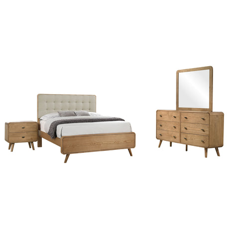 Robyn 4-piece Full Bedroom Set Light Ash - Tampa Furniture Outlet