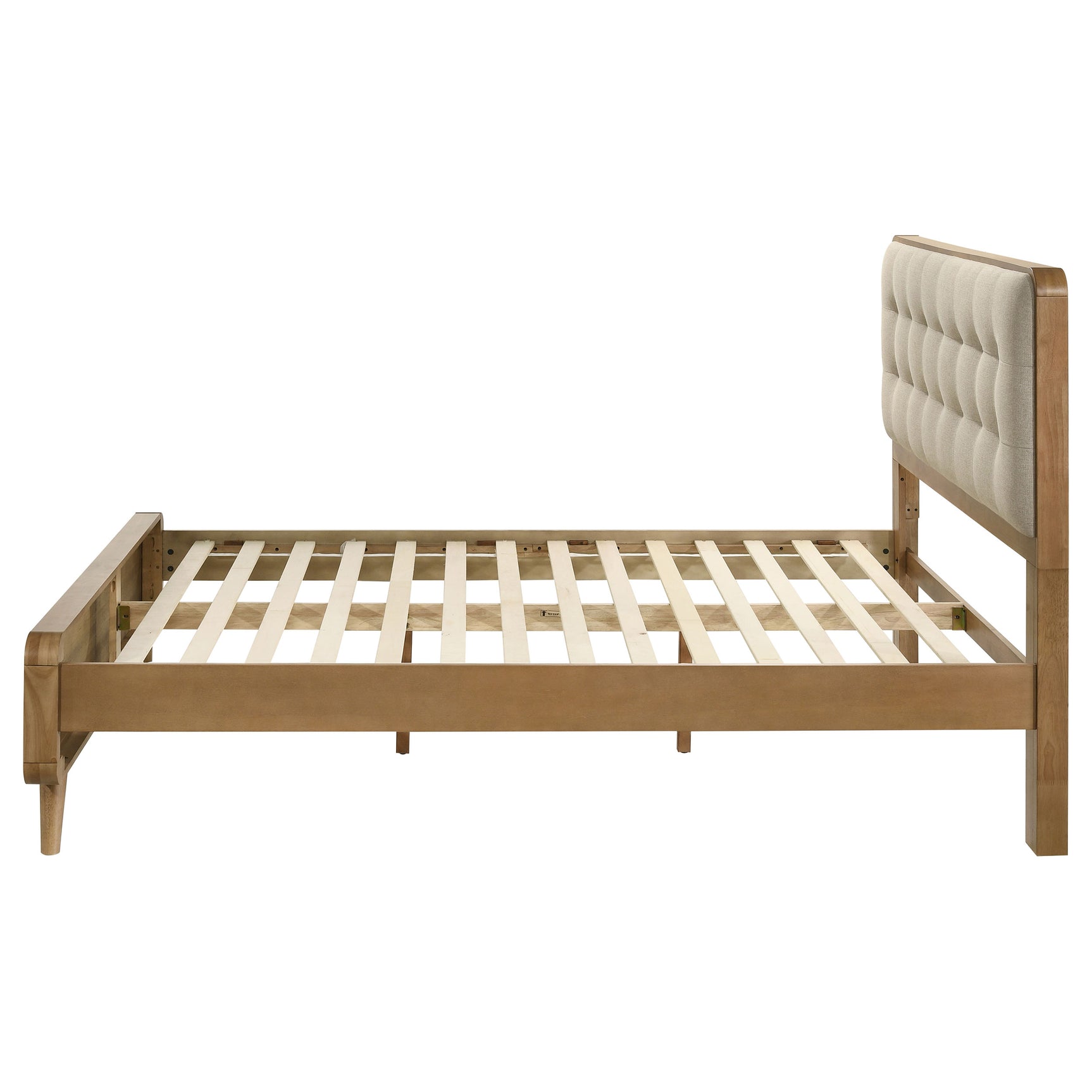 Robyn Wood Eastern King Platform Bed Light Ash - Tampa Furniture Outlet