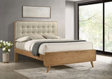 Robyn Wood California King Platform Bed Light Ash - Tampa Furniture Outlet