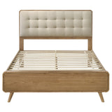 Robyn Wood California King Platform Bed Light Ash - Tampa Furniture Outlet