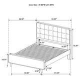 Robyn 4-piece Queen Bedroom Set Light Ash - Tampa Furniture Outlet