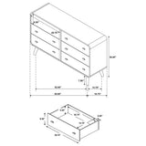 Robyn 4-piece Queen Bedroom Set Light Ash - Tampa Furniture Outlet