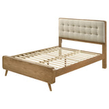 Robyn Wood Queen Platform Bed Light Ash - Tampa Furniture Outlet