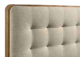 Robyn Wood Queen Platform Bed Light Ash - Tampa Furniture Outlet