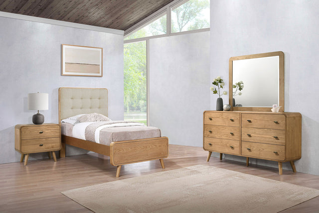 Tampa Furniture Outlet - Coaster - Robyn 4-piece Twin Bedroom Set Light Ash - 225091T-S4