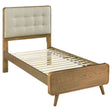 Tampa Furniture Outlet - Coaster - Robyn Wood Twin Platform Bed Light Ash - 225091T