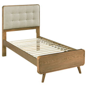 Tampa Furniture Outlet - Coaster - Robyn Wood Twin Platform Bed Light Ash - 225091T